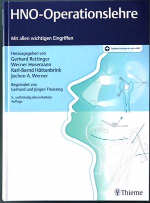 Cover des Buches "HNO-Operationslehre"