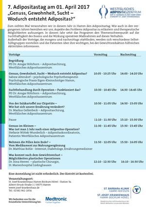 Programm Adipositastag
