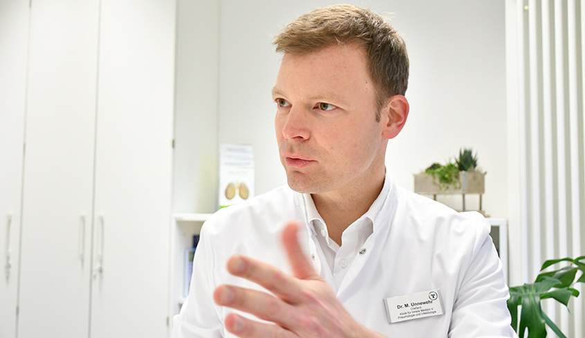 Das Anamnesegespräch steht am Anfang jeder Allergiediagnostik.