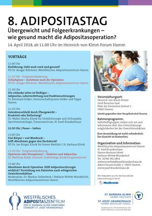 Plakat Adipositastag